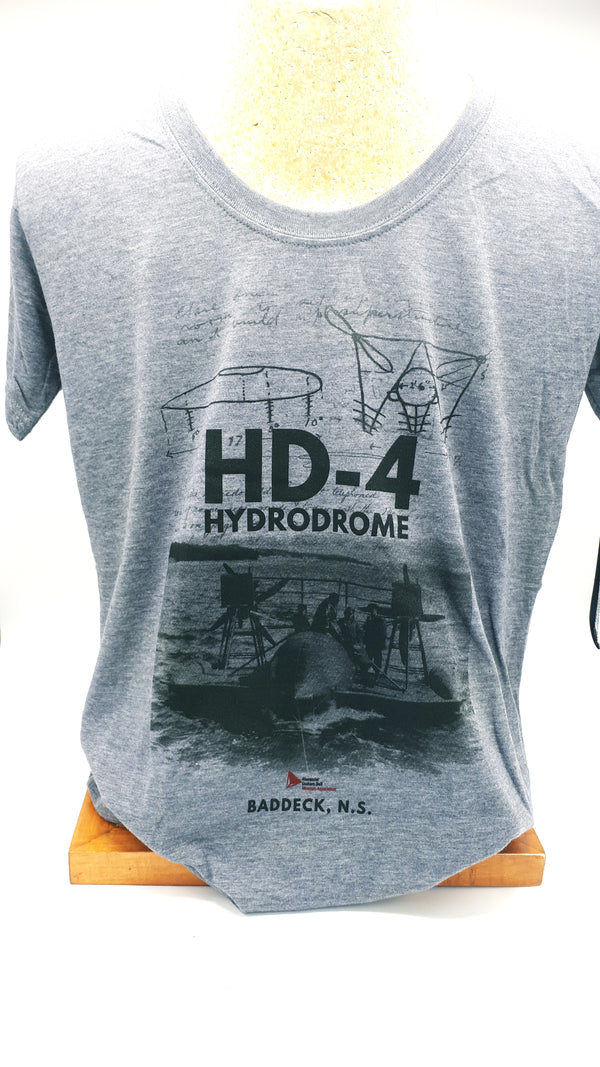 Hydrodrome HD-4 T-shirt ~ Women's, Grey