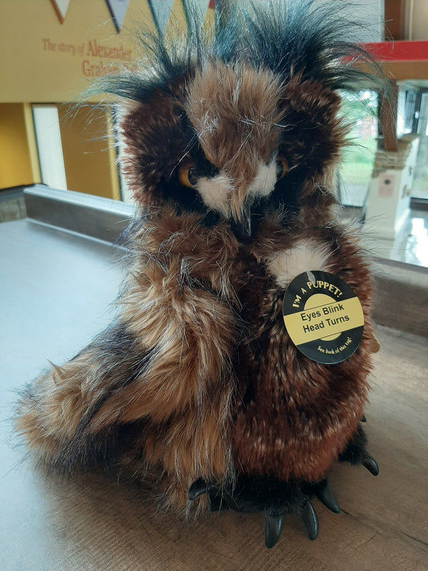 Folkmanis Great Horned Owl puppet