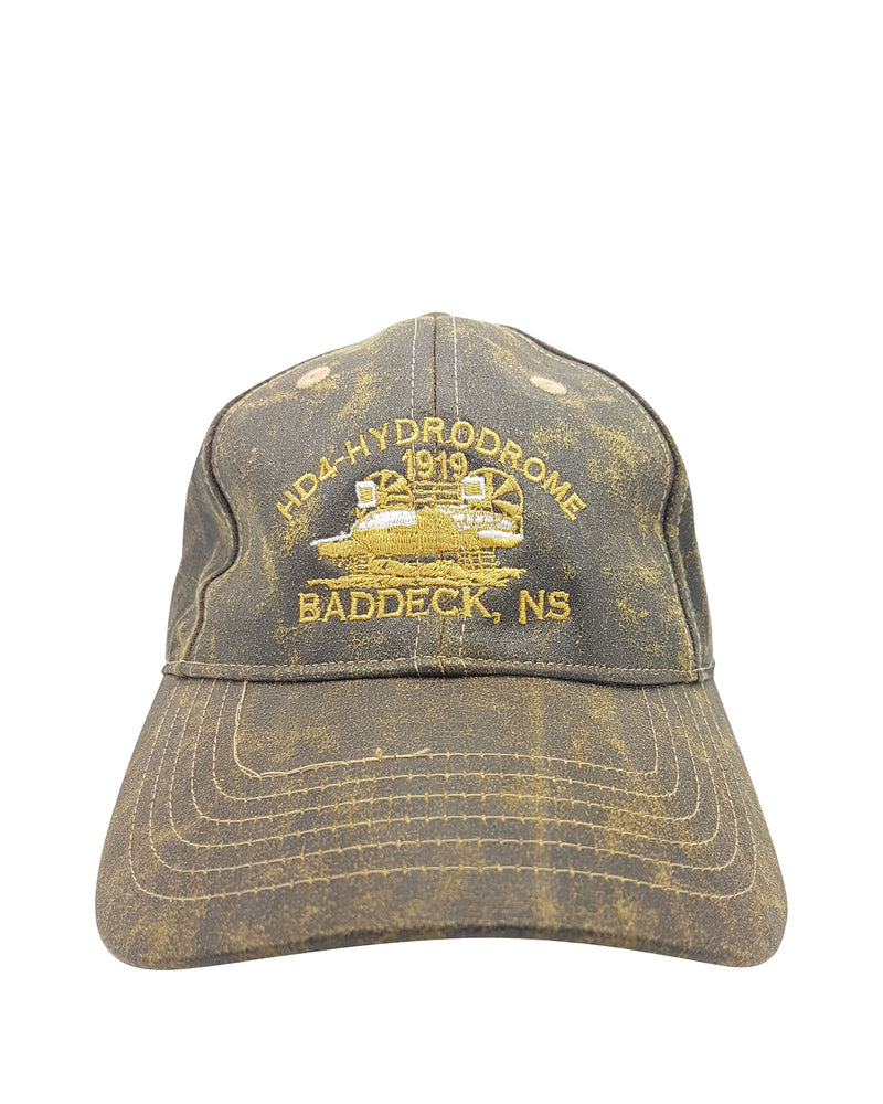 HD-4 Hydrodrome Cap ~ Distressed look, Brown