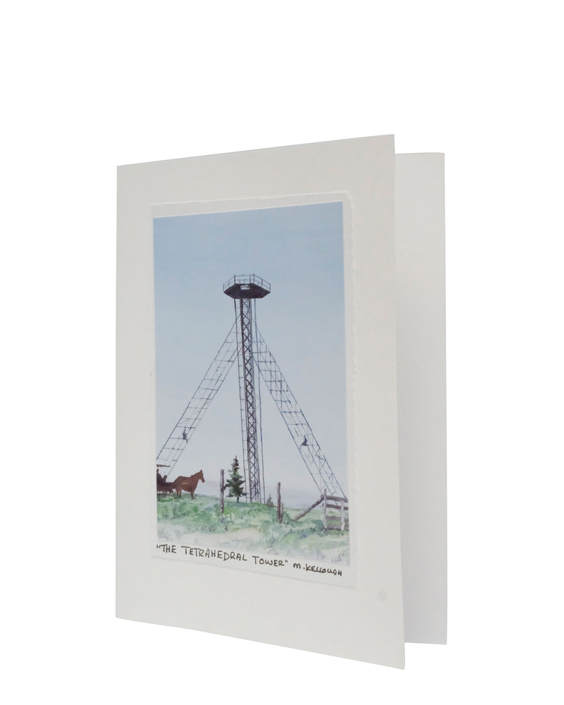 Marilyn Kellough Card ~ The Tetrahedral Tower