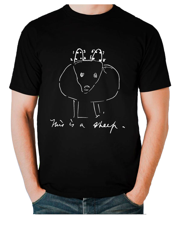This is a Sheep T-shirt ~ Black
