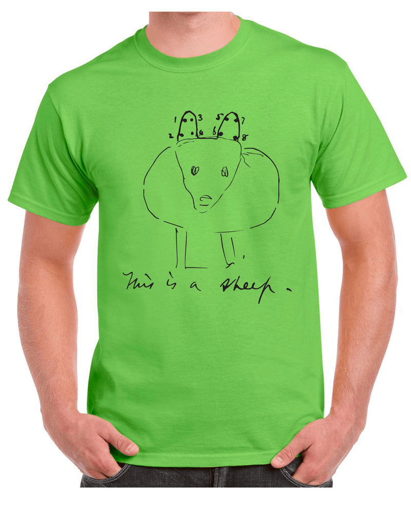 This is a Sheep T-shirt ~ Green